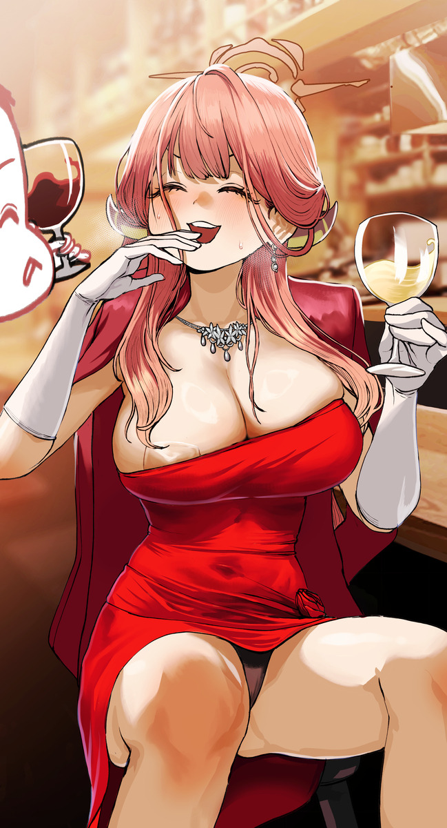 This is a pixiv picture whose title is 드레스 아루.