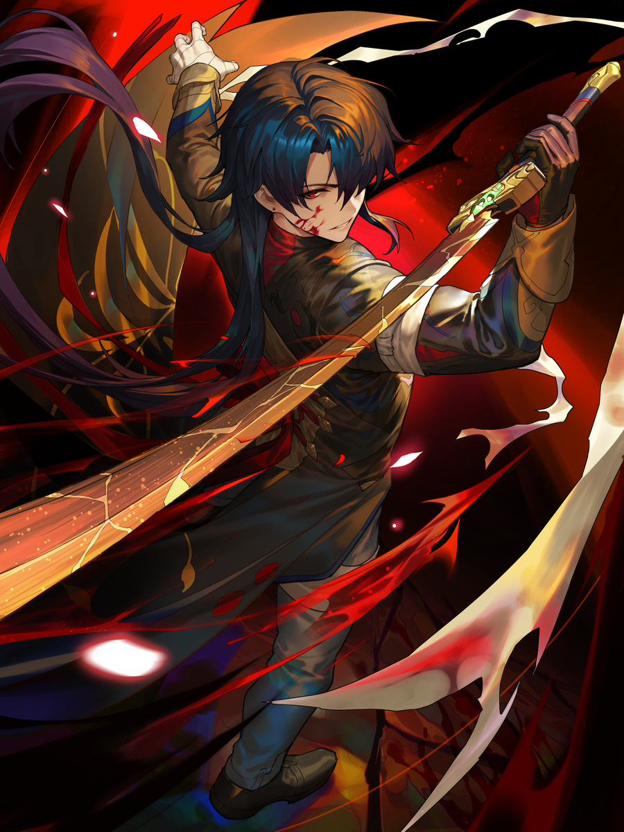 This is a pixiv picture whose title is 画个刃.