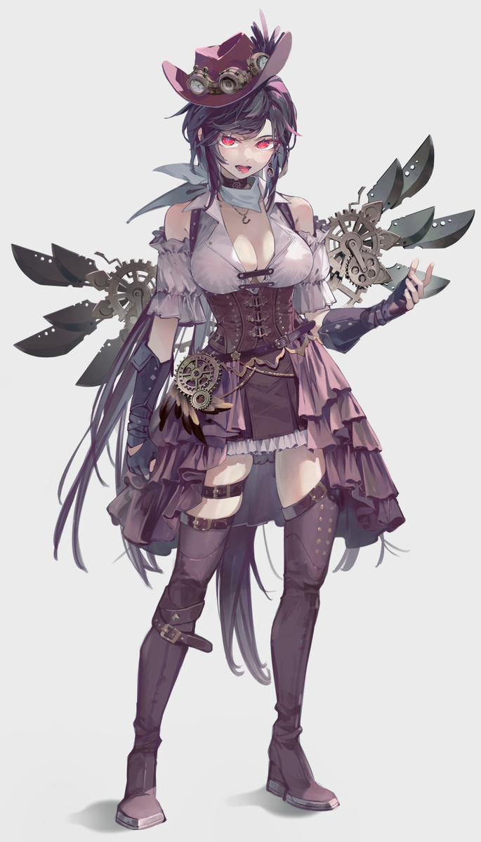 This is a pixiv picture whose title is Steampunk Pegasus.