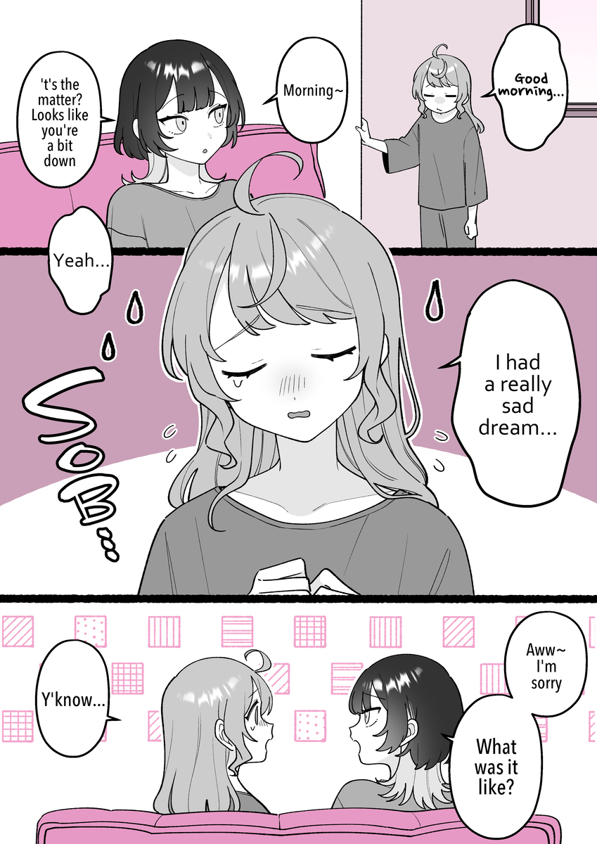 This is a pixiv picture whose title is 【EN】 Nightmare.