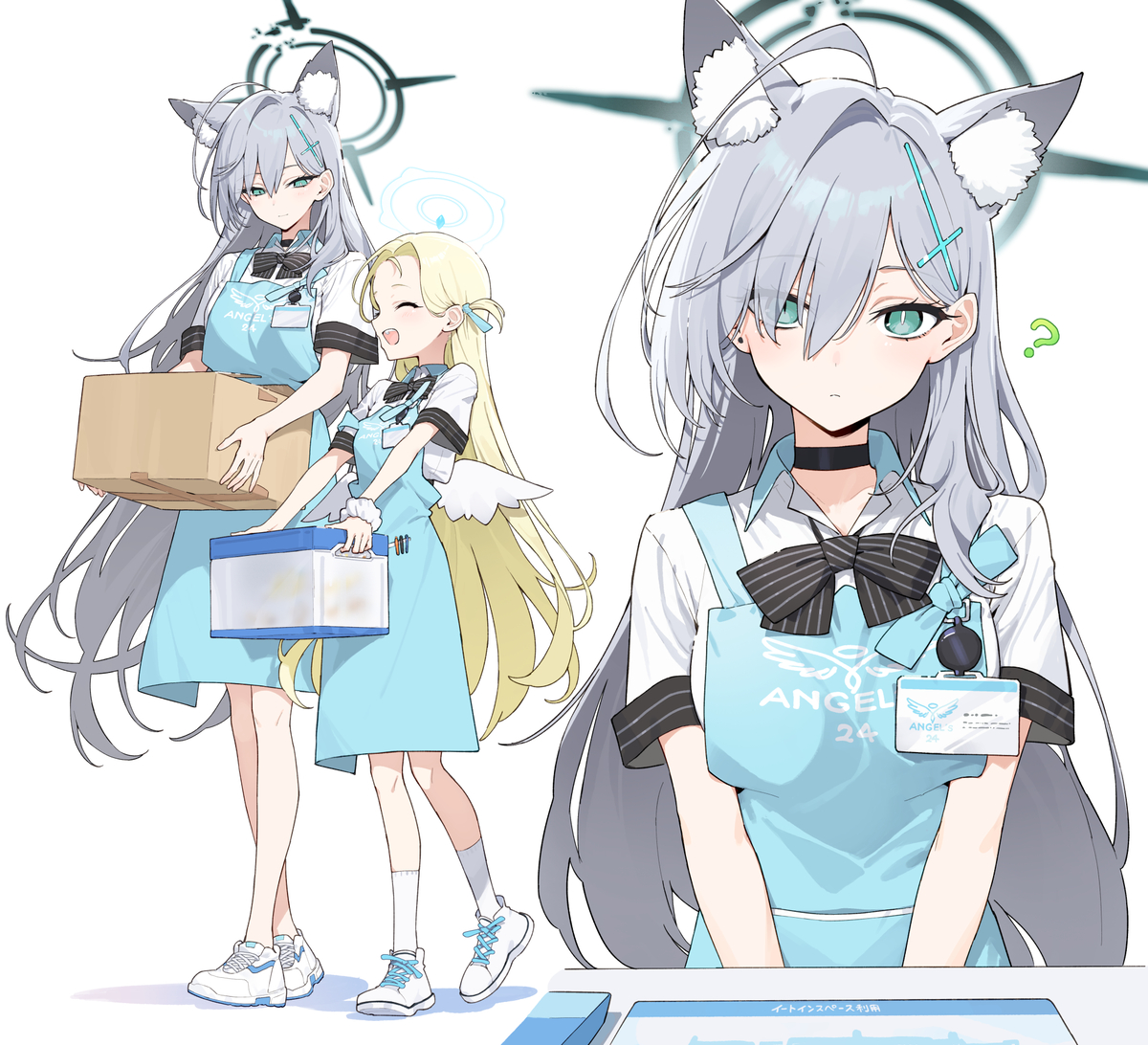 This is a pixiv picture whose title is アルバイト研修中シロコ＊テラー.
