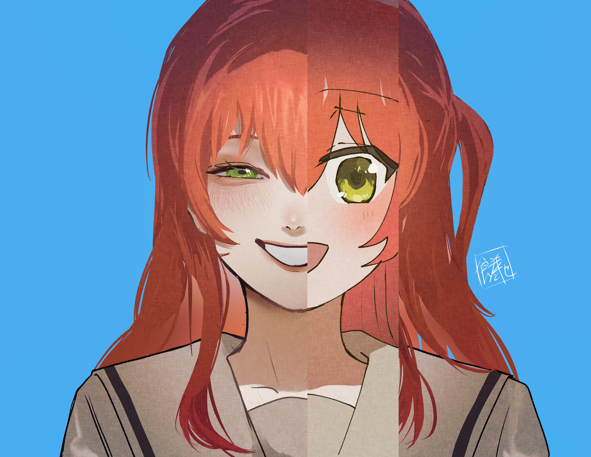 This is a pixiv picture whose title is 喜多ちゃん.