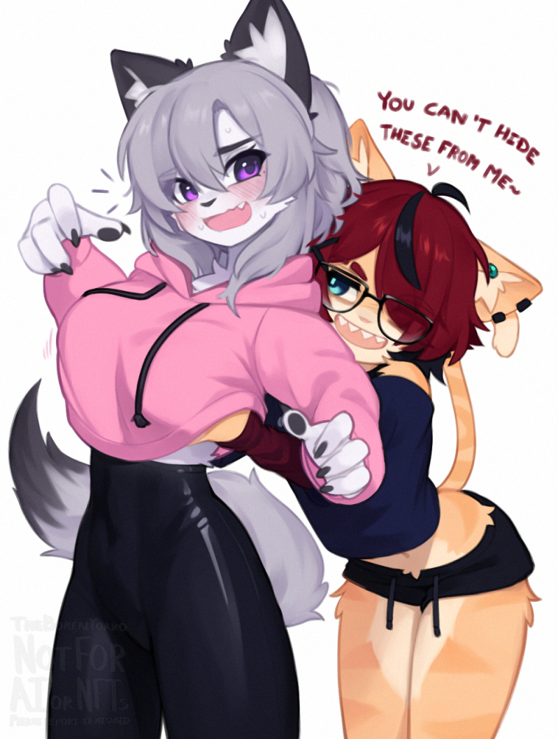 This is a pixiv picture whose title is Aeiou and Kloe.
