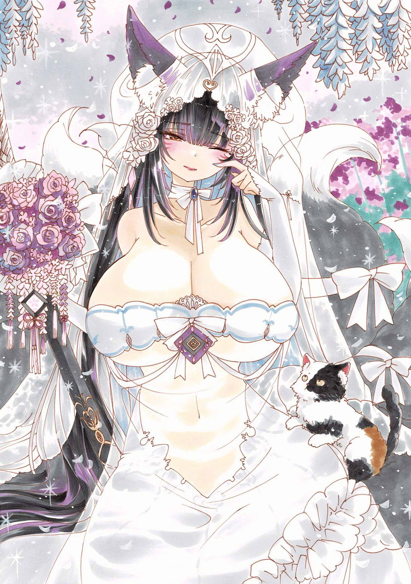 This is a pixiv picture whose title is 純潔清浄のウィステリア.