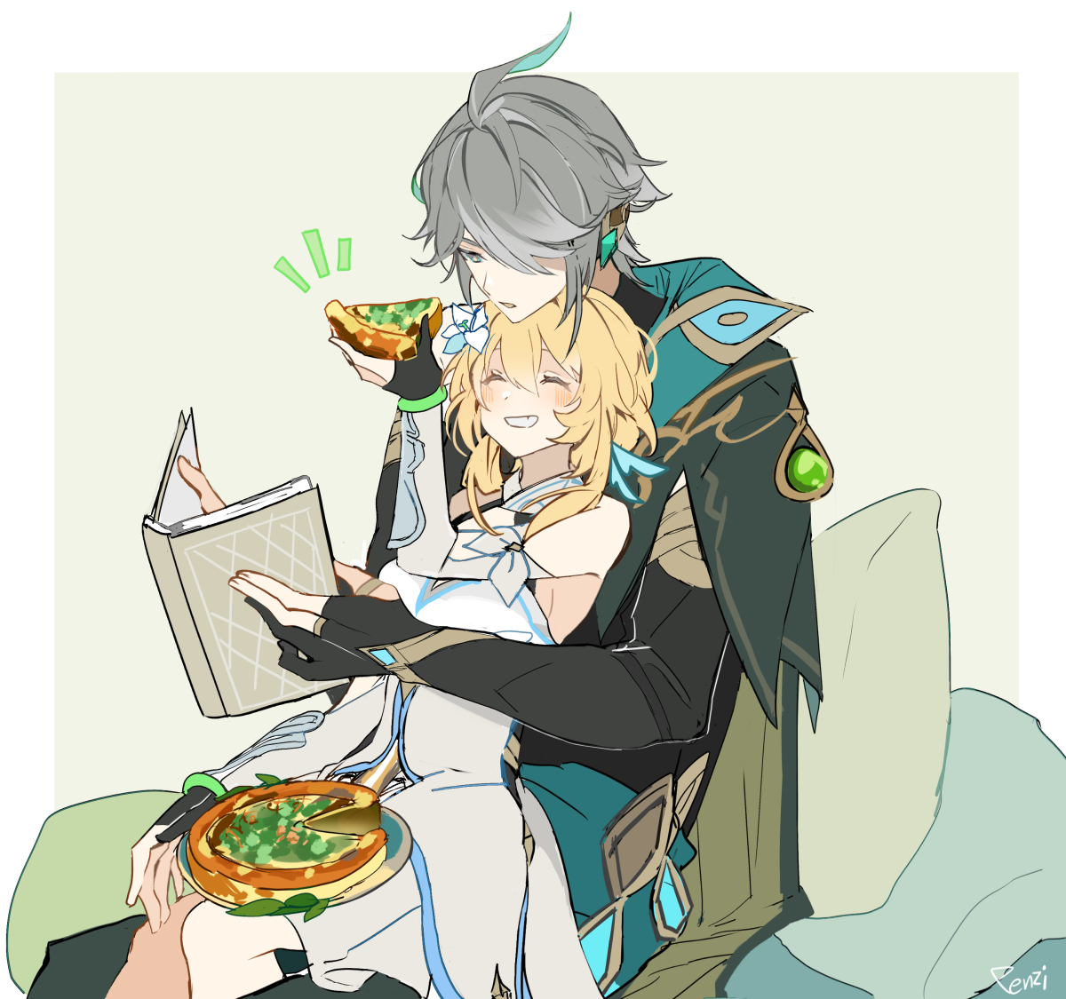 This is a pixiv picture whose title is ゼン蛍.