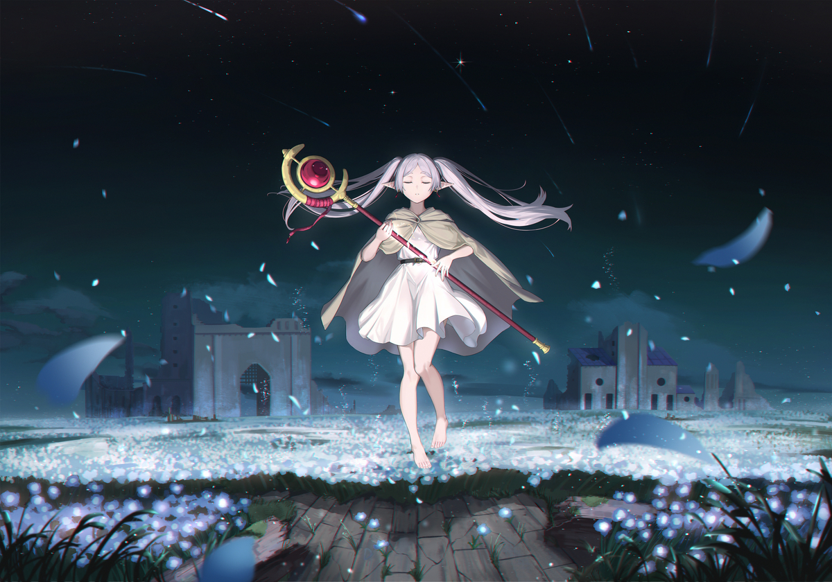 This is a pixiv picture whose title is 魔法.