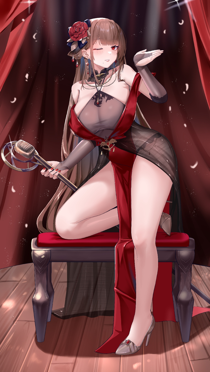 This is a pixiv picture whose title is request.