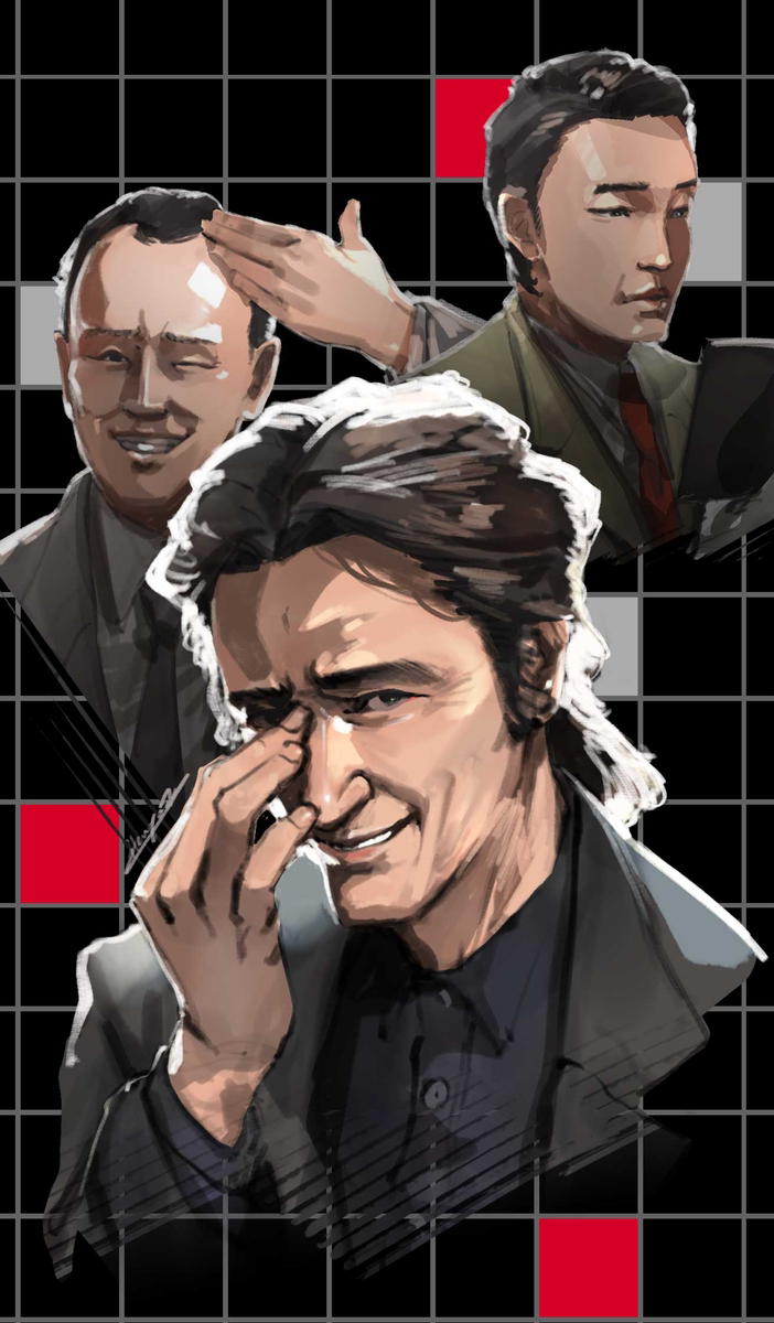 This is a pixiv picture whose title is 古畑任三郎.
