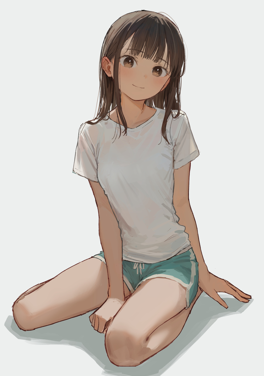 This is a pixiv picture whose title is 少女.