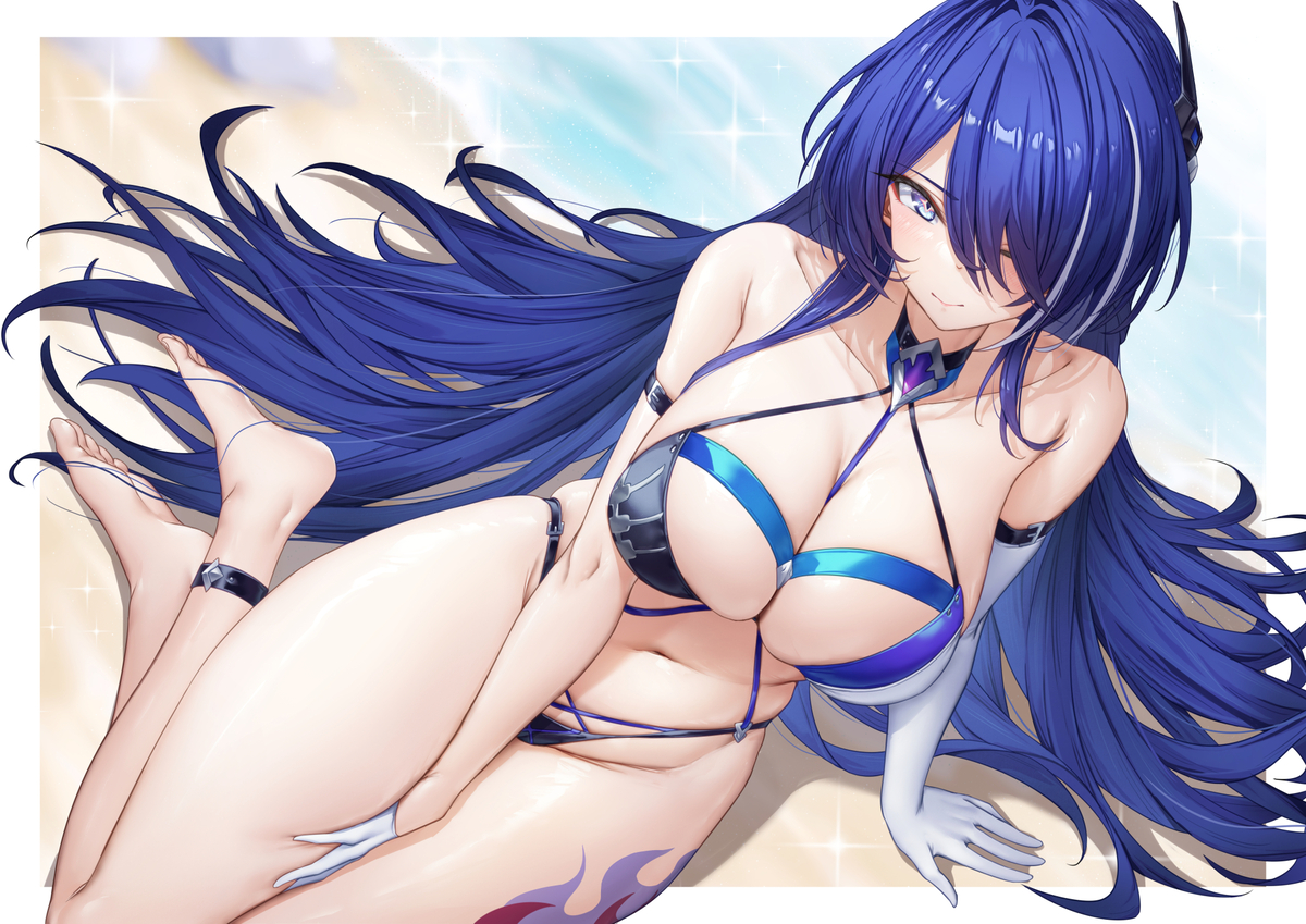 This is a pixiv picture whose title is 「~黄泉と夏~」.