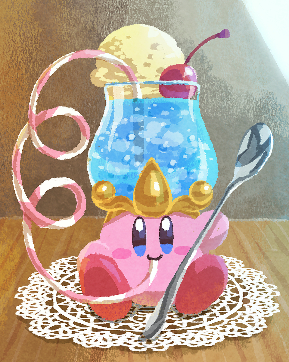 This is a pixiv picture whose title is クリームソーダ.