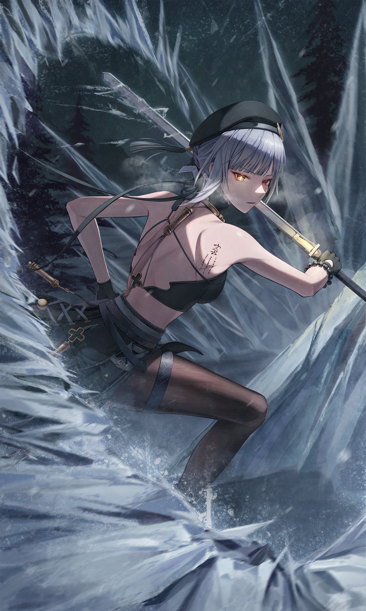This is a pixiv picture whose title is Sanhua.
