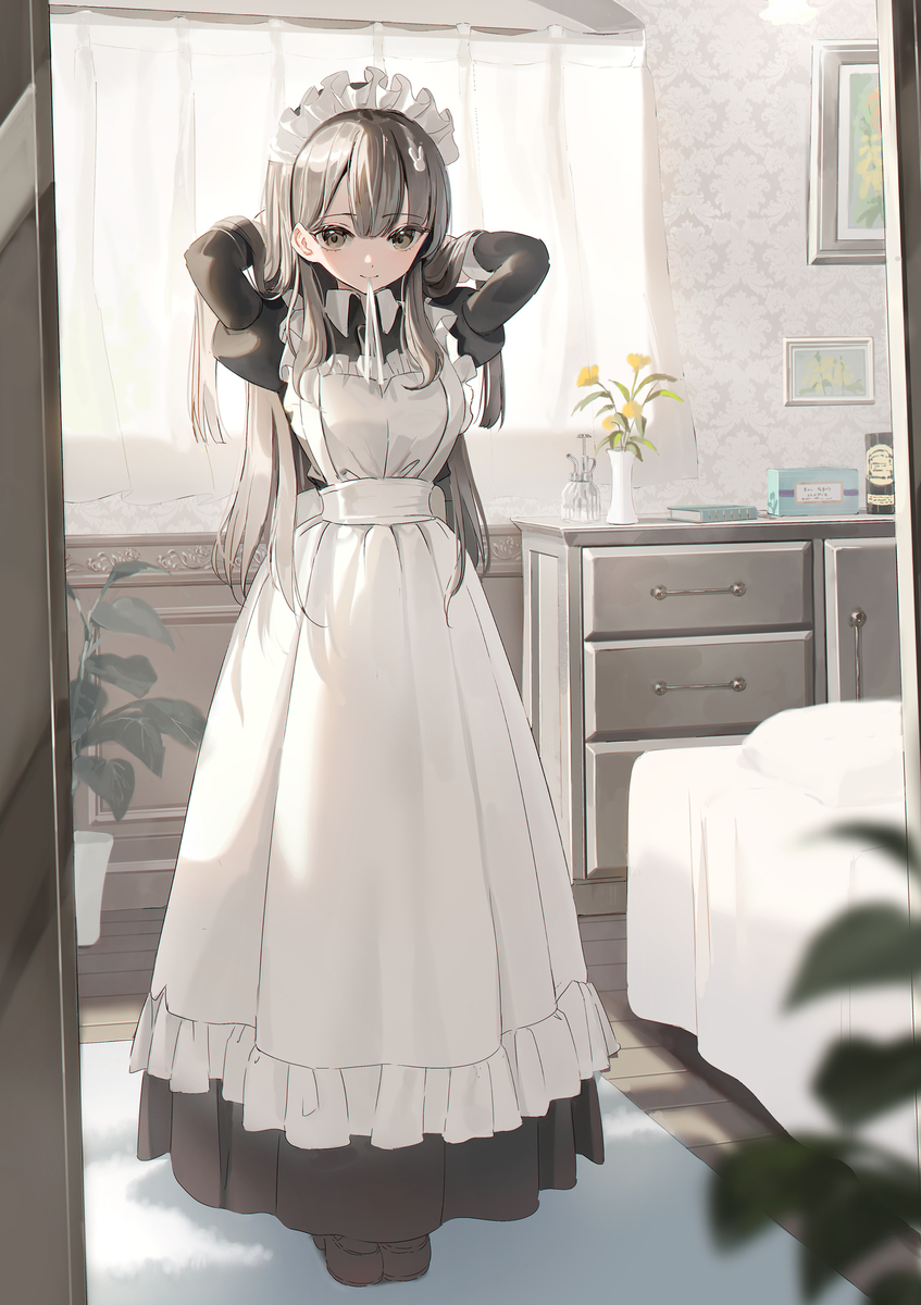This is a pixiv picture whose title is 6:00 AM.