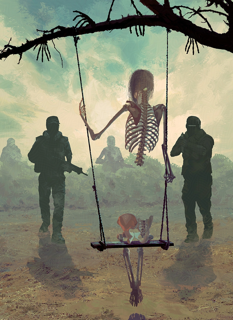 This is a pixiv picture whose title is 鞦韆.