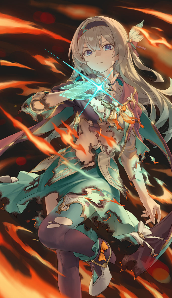 This is a pixiv picture whose title is 流螢.