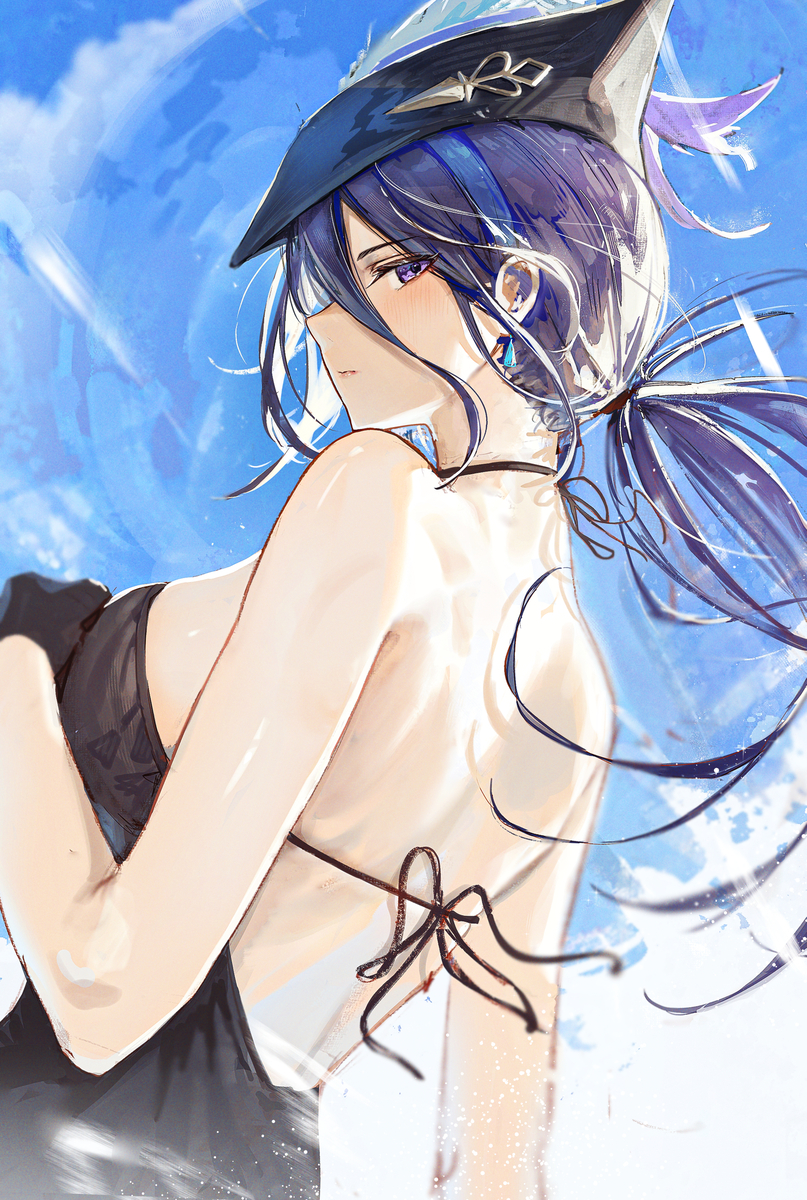 This is a pixiv picture whose title is クロリンデ、.