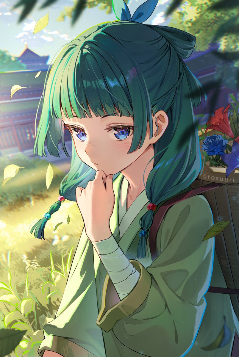 This is a pixiv picture whose title is 深く考え込んでいる猫猫.