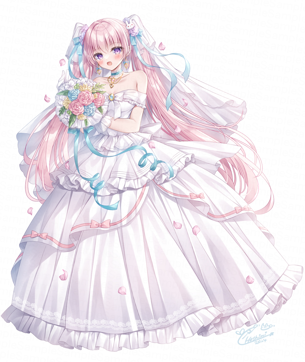 This is a pixiv picture whose title is ウェディング💍.