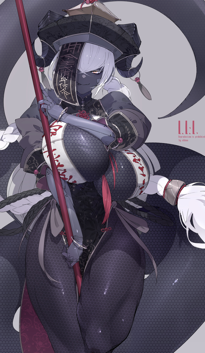 This is a pixiv picture whose title is Jiangshi ILL.