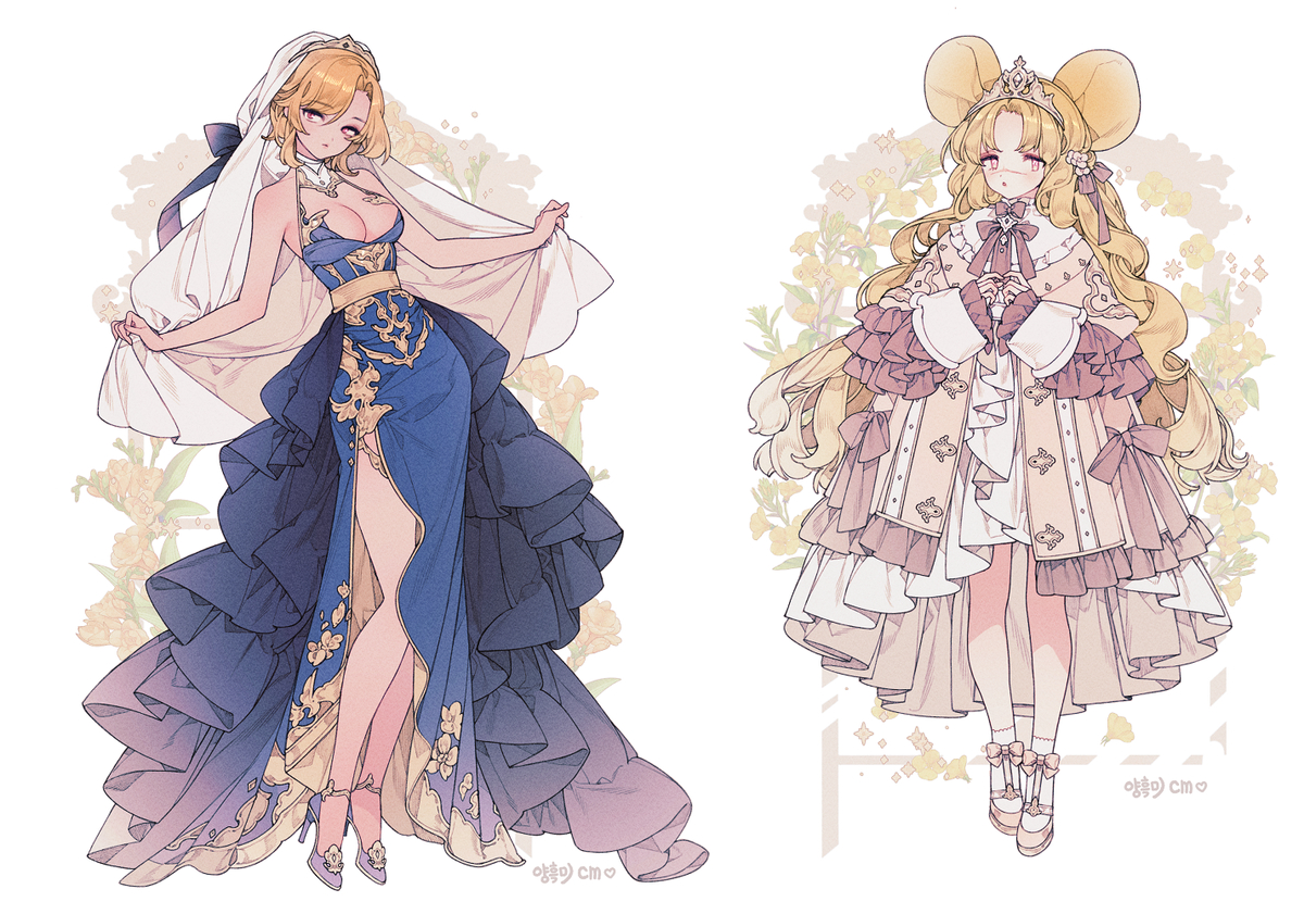 This is a pixiv picture whose title is 💙cm🐁.