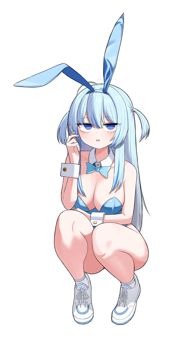 This is a pixiv picture whose title is bunny.