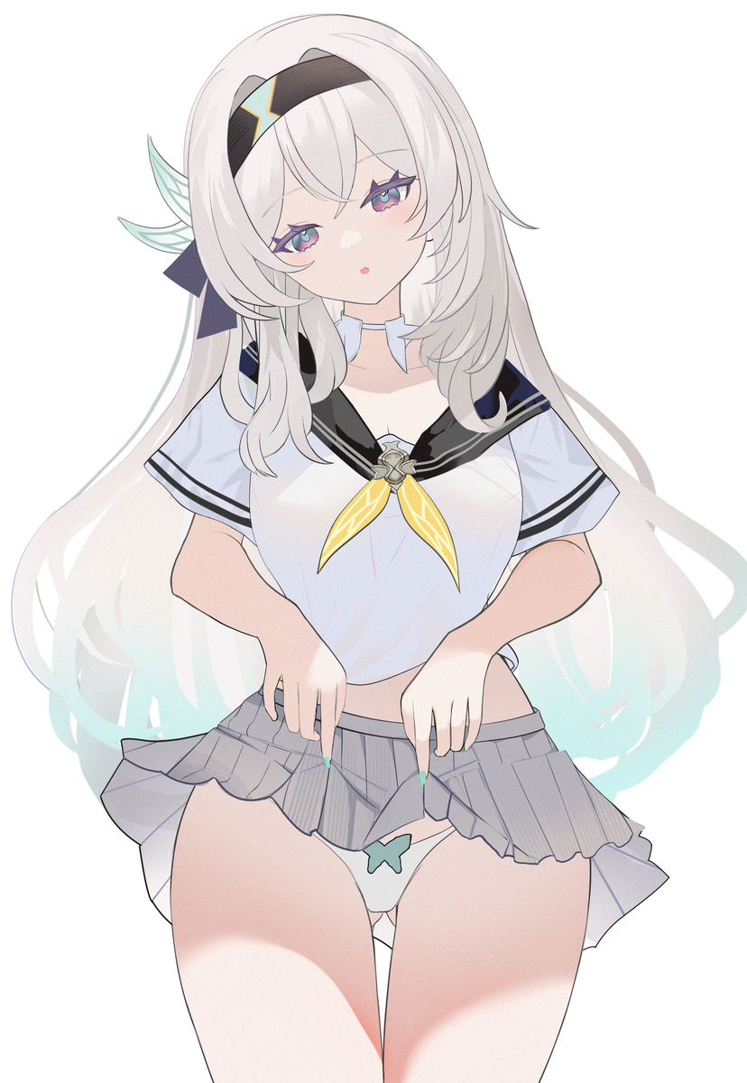 This is a pixiv picture whose title is 流萤.
