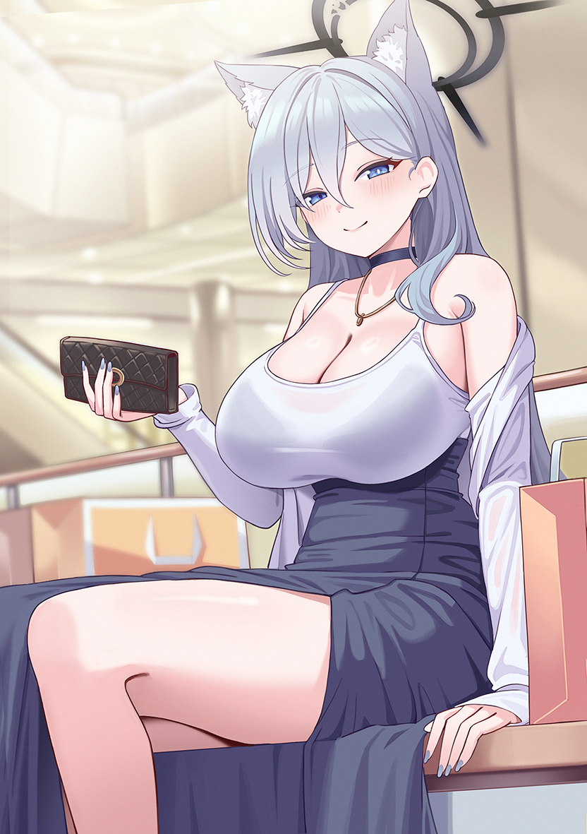This is a pixiv picture whose title is 【砂狼シロコ】 - ん、お疲れ..