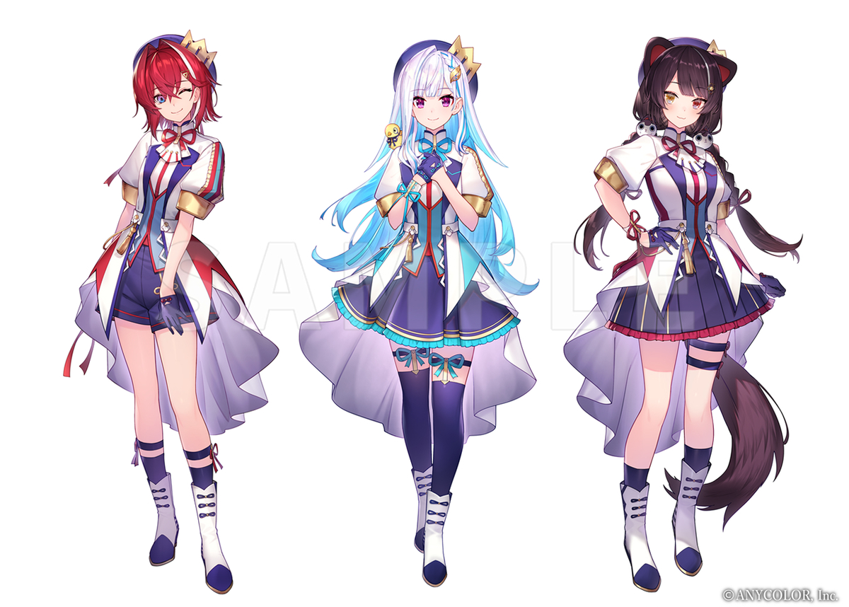 This is a pixiv picture whose title is さんばか 5th Anniversary.