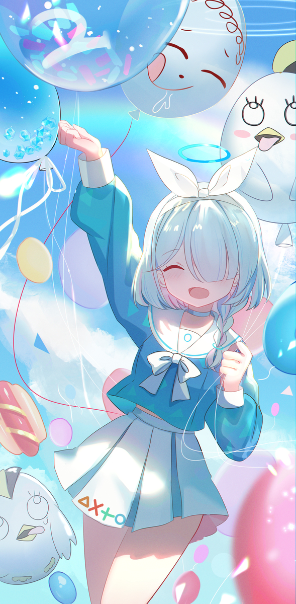 This is a pixiv picture whose title is ブルーアーカイブ.