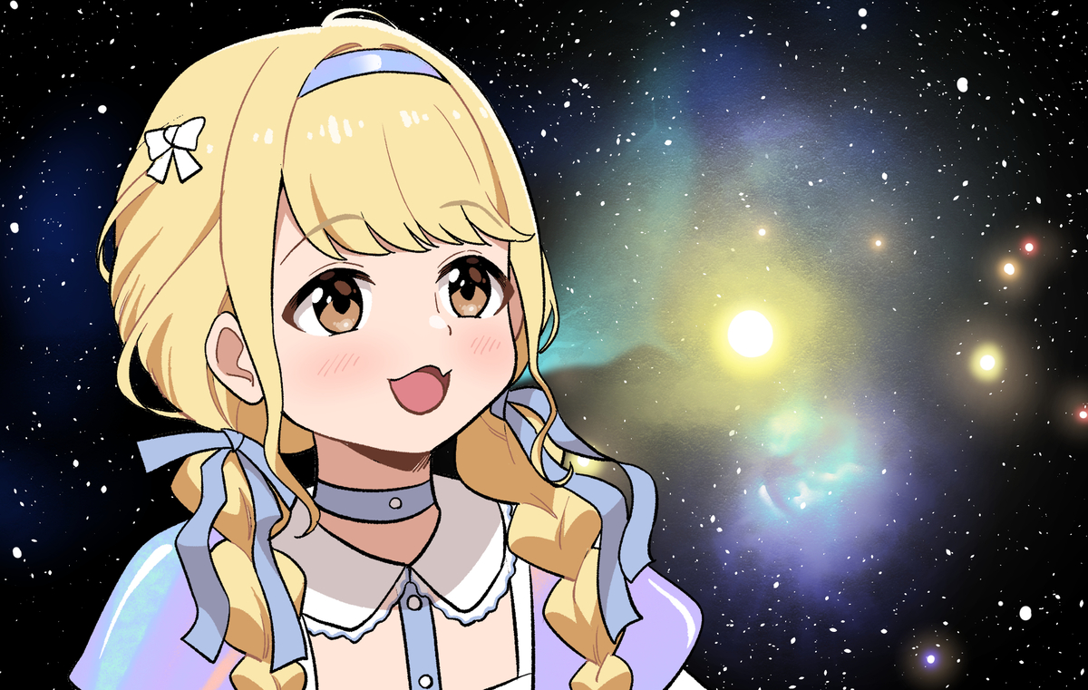 This is a pixiv picture whose title is 宇宙ことね.