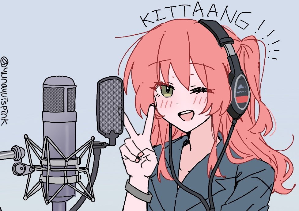 This is a pixiv picture whose title is The first take!!.