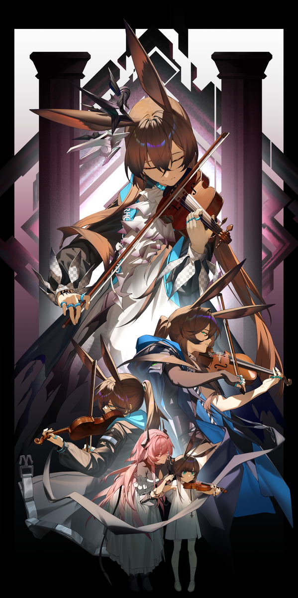 This is a pixiv picture whose title is 音阶.