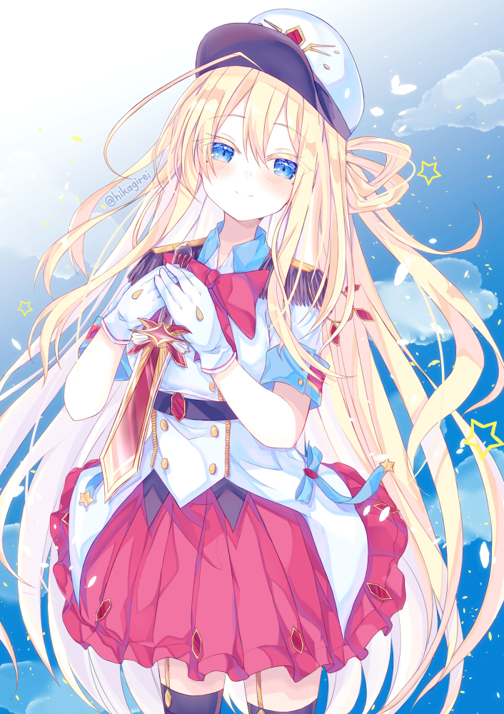 This is a pixiv picture whose title is 聖剣の乙女 レイオーバちゃん！.