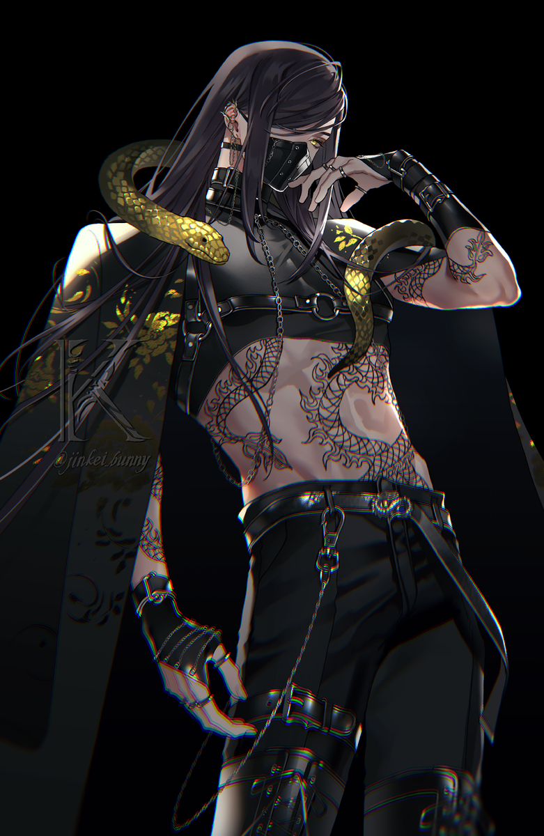 This is a pixiv picture whose title is 蛇.