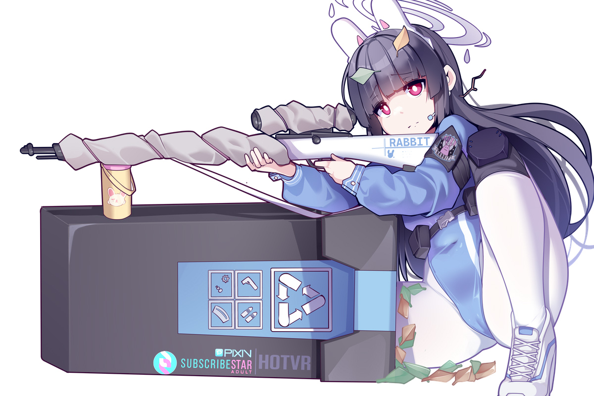 This is a pixiv picture whose title is Miyu our beloved sniper.