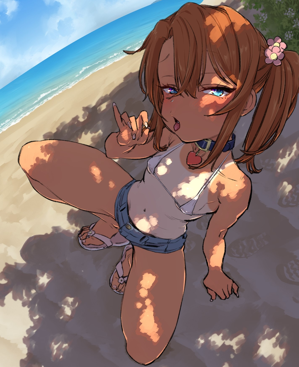 This is a pixiv picture whose title is アイスが欲しいゆまちゃん.
