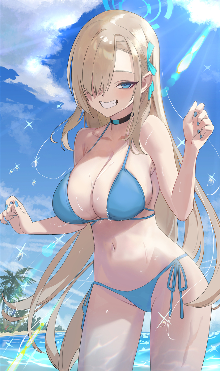 This is a pixiv picture whose title is 一之瀬アスナ👙☀️.