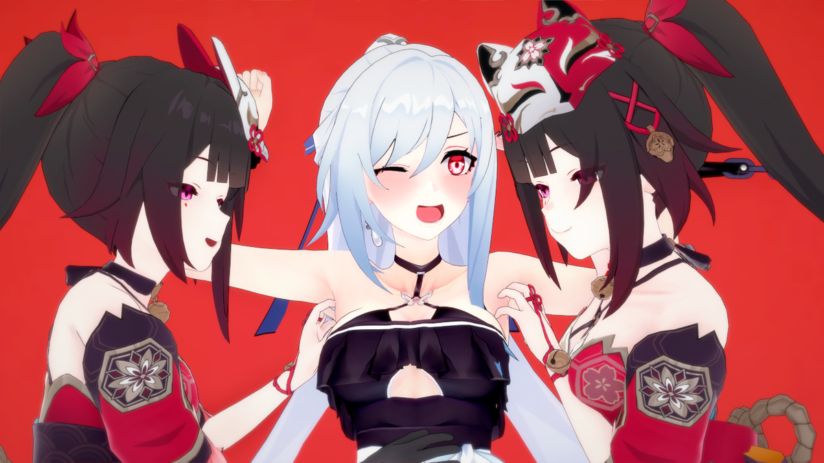 This is a pixiv picture whose title is Sweet Child O' Mine.