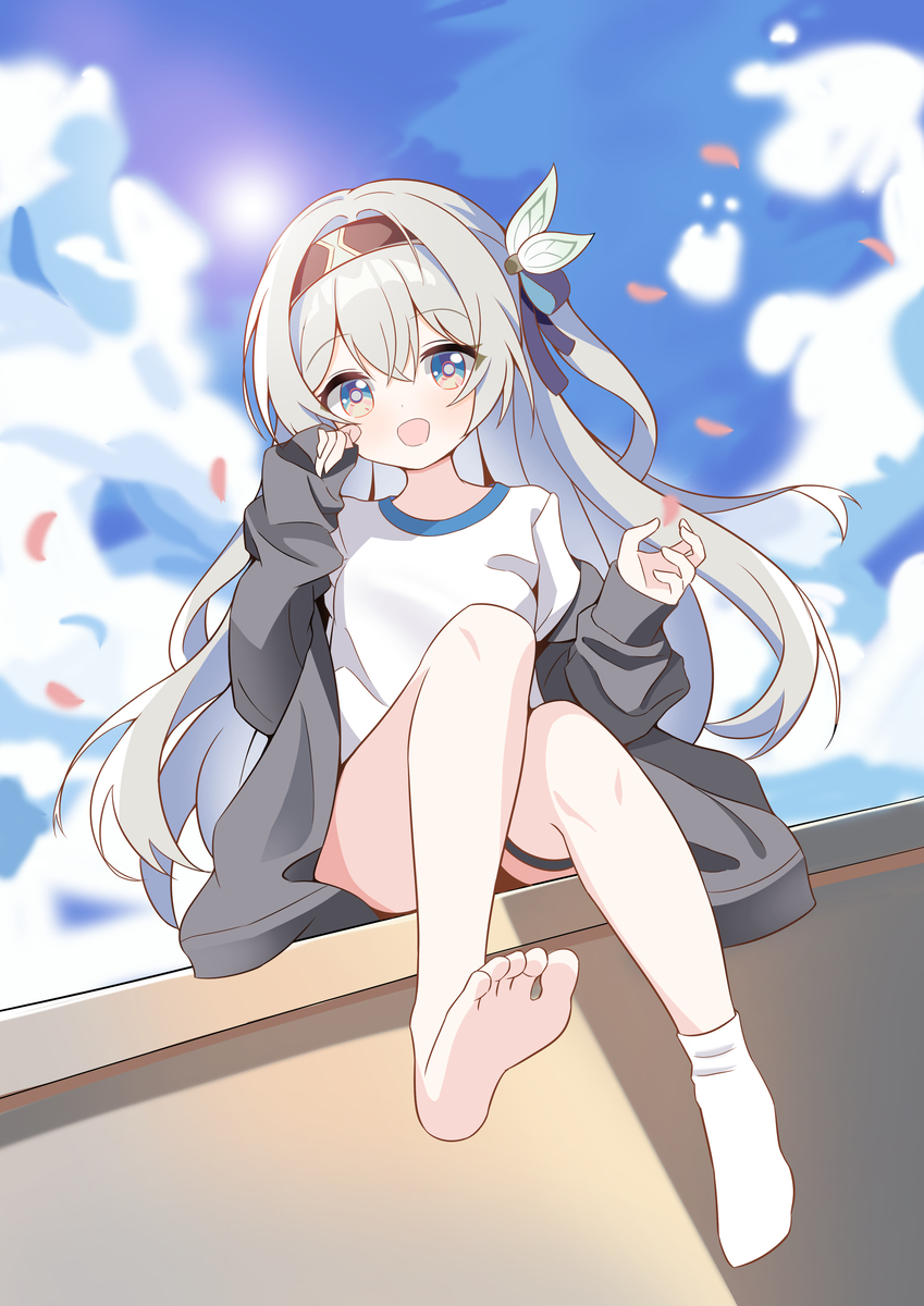 This is a pixiv picture whose title is 流萤萤.