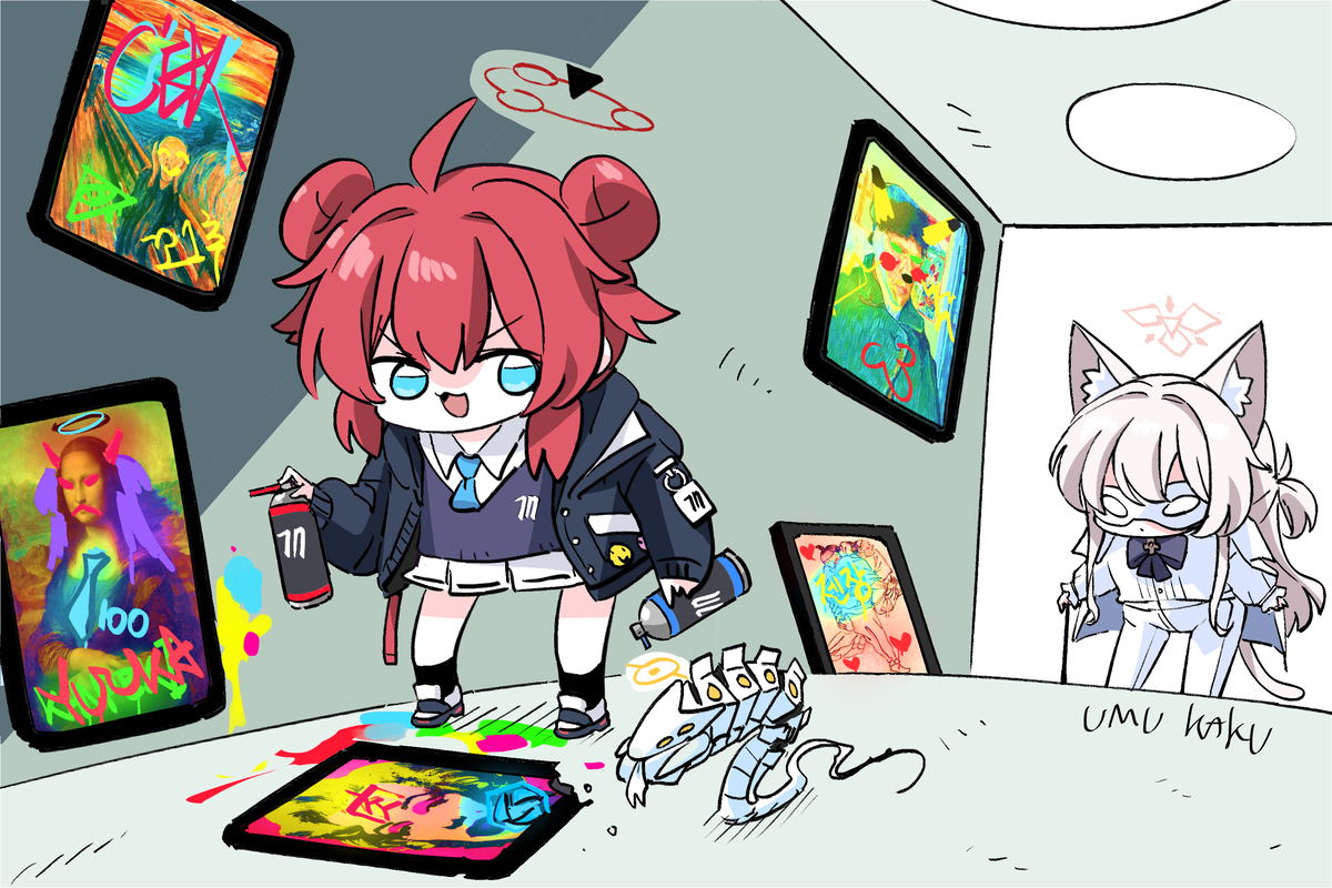 This is a pixiv picture whose title is 예술.