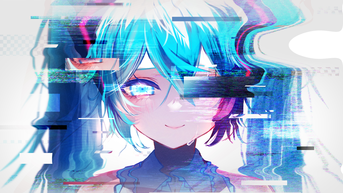 This is a pixiv picture whose title is 初音ミクの消失.