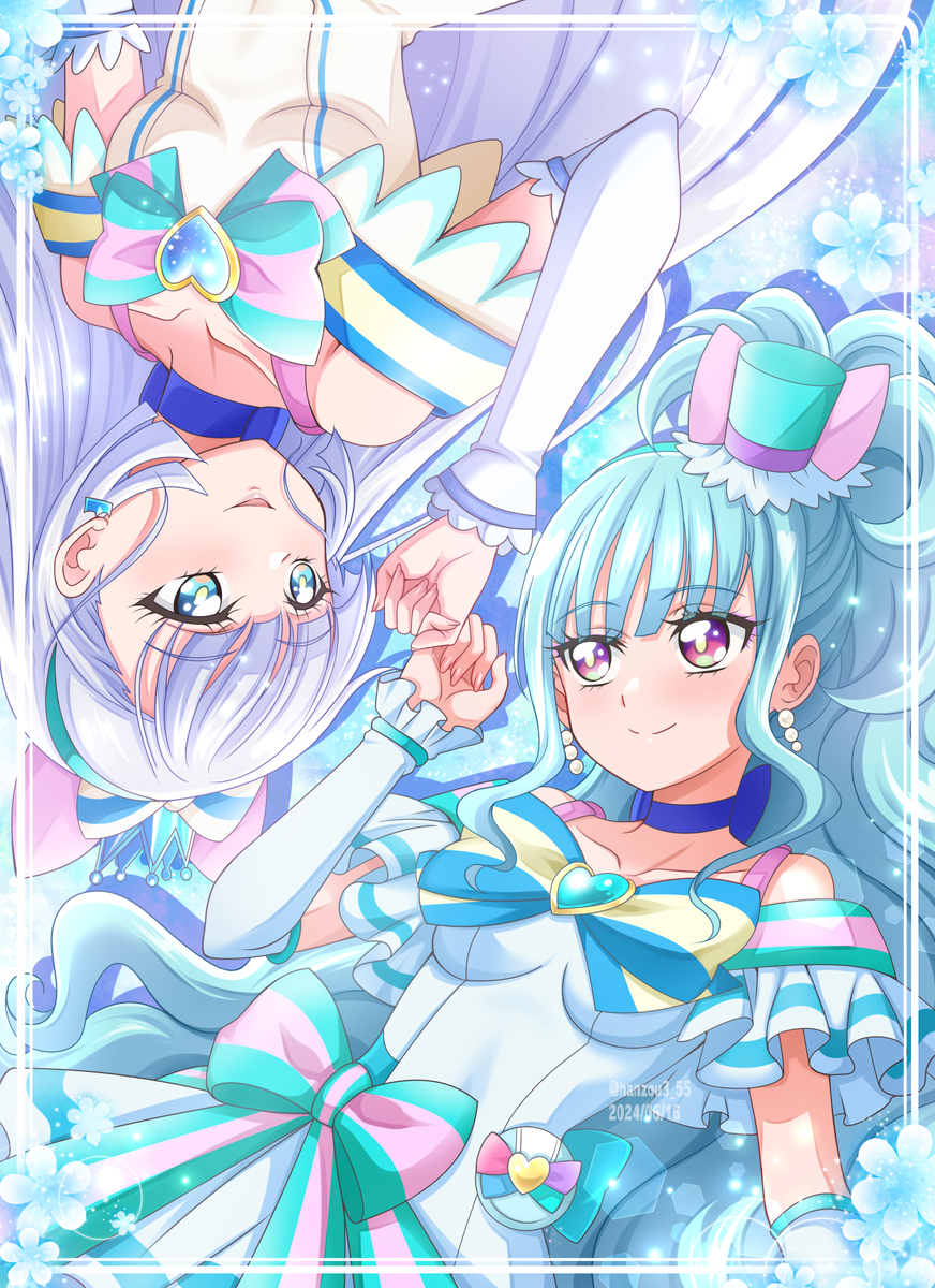 This is a pixiv picture whose title is ニャミーとリリアン🐈.