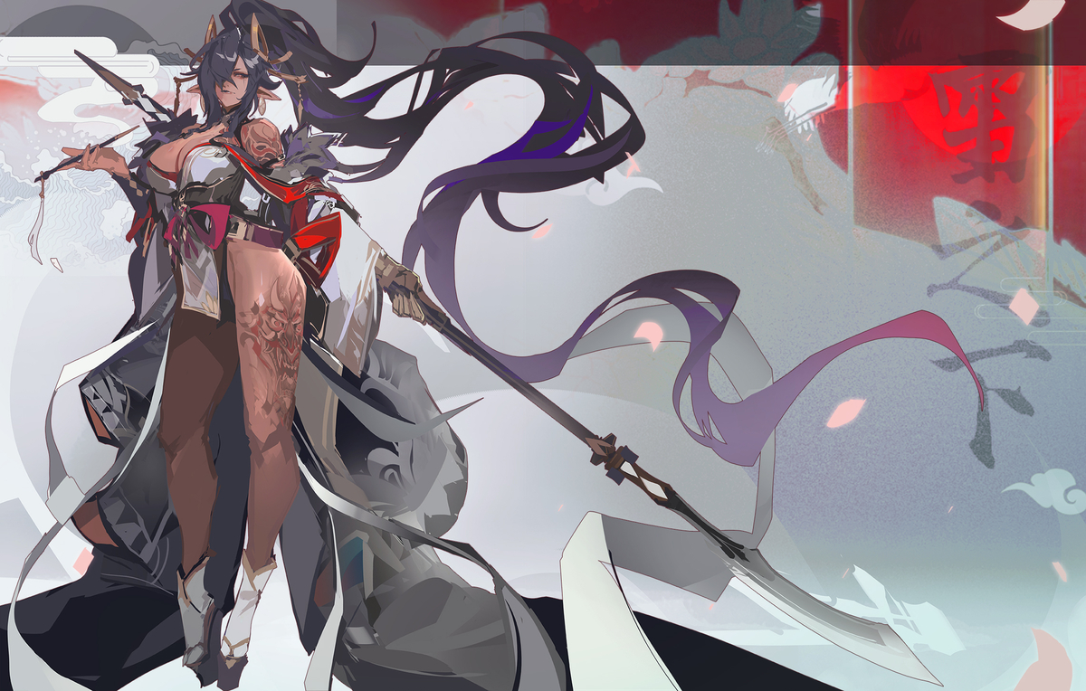 This is a pixiv picture whose title is DARK elf.