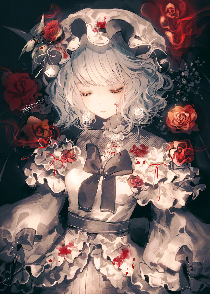 This is a pixiv picture whose title is 亡き王女のための.