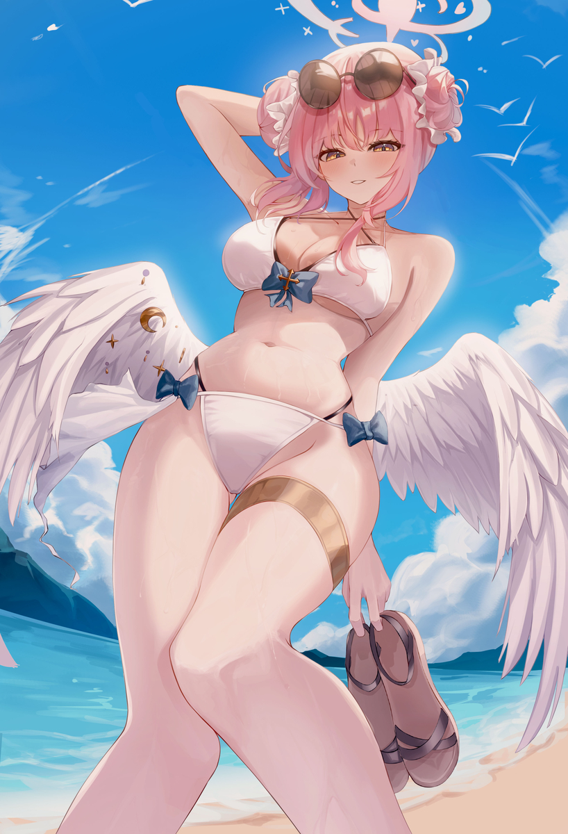 This is a pixiv picture whose title is 聖園ミカ.