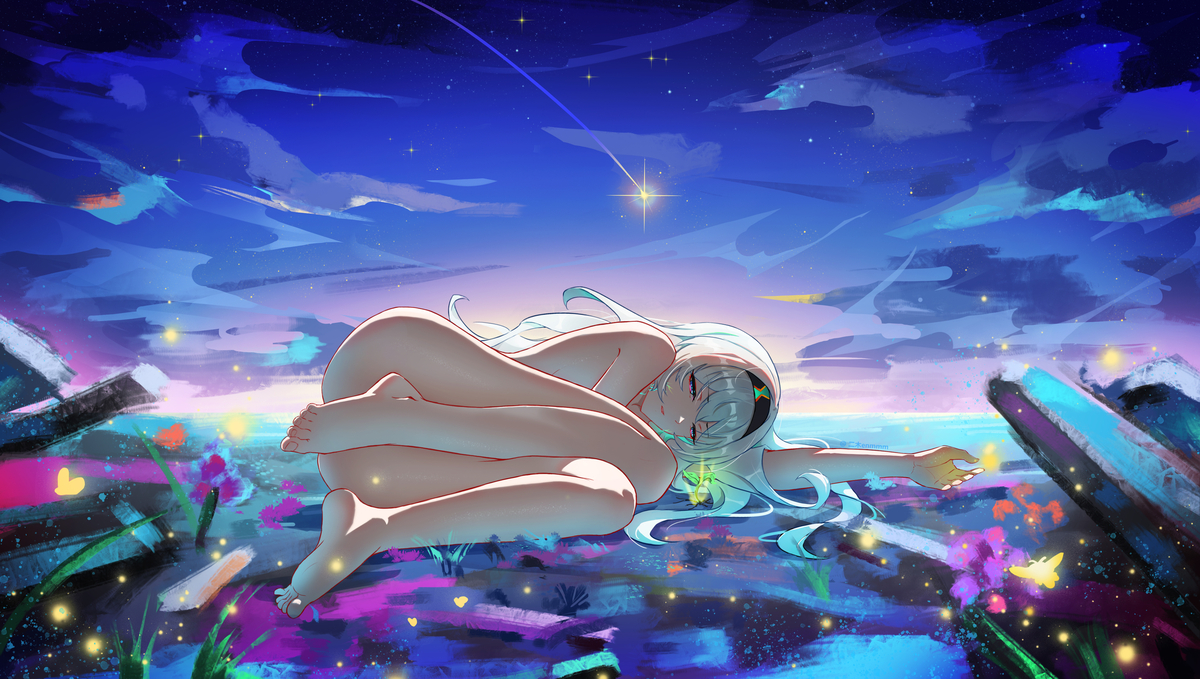 This is a pixiv picture whose title is 流萤新生.