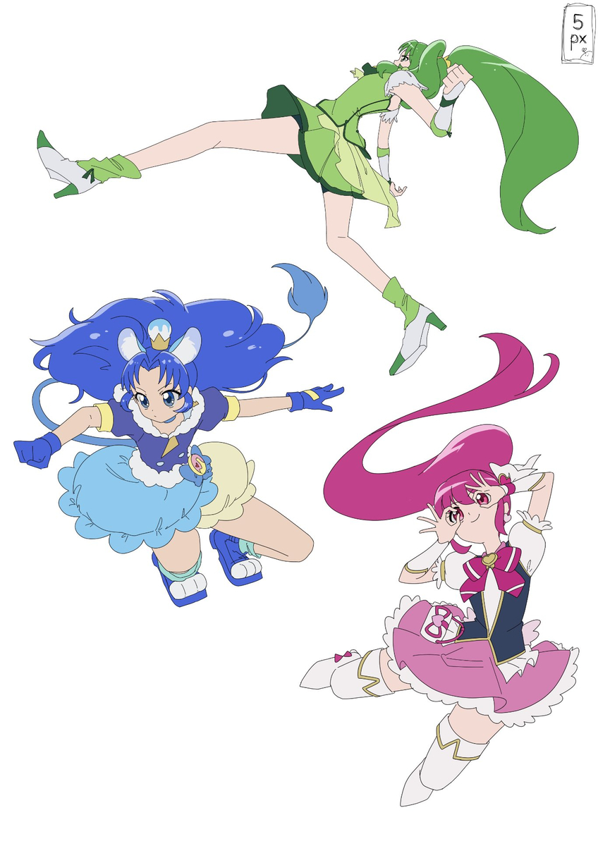 This is a pixiv picture whose title is 戦闘プリキュアまとめ①.