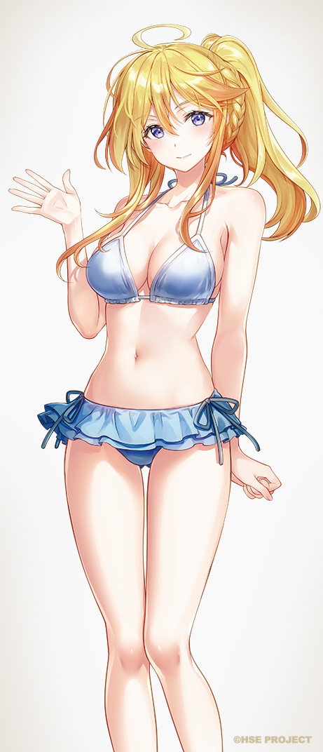 This is a pixiv picture whose title is HIGHSPEED Étoile水着ポニテソフィア.