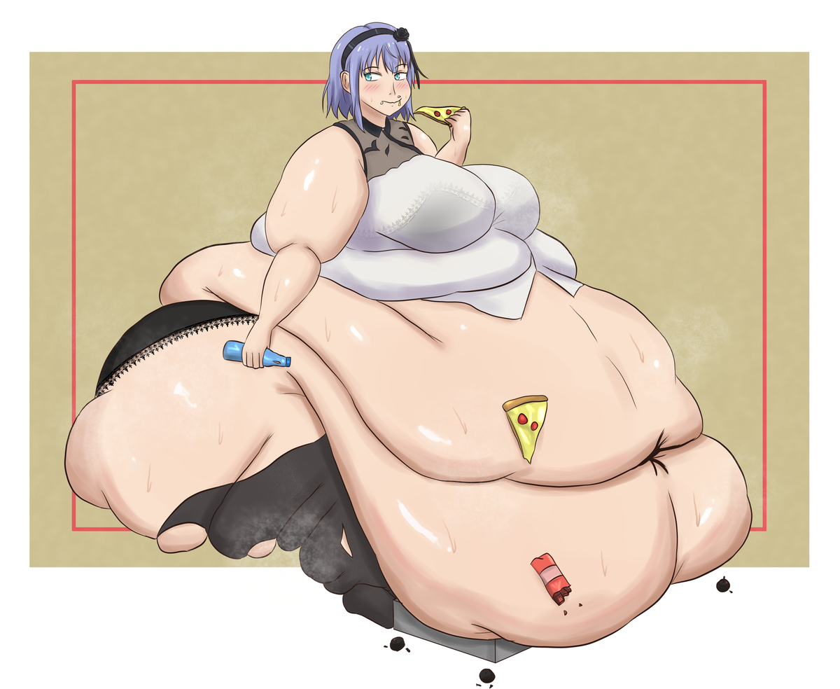 This is a pixiv picture whose title is Morbidly Obese Hotaru.