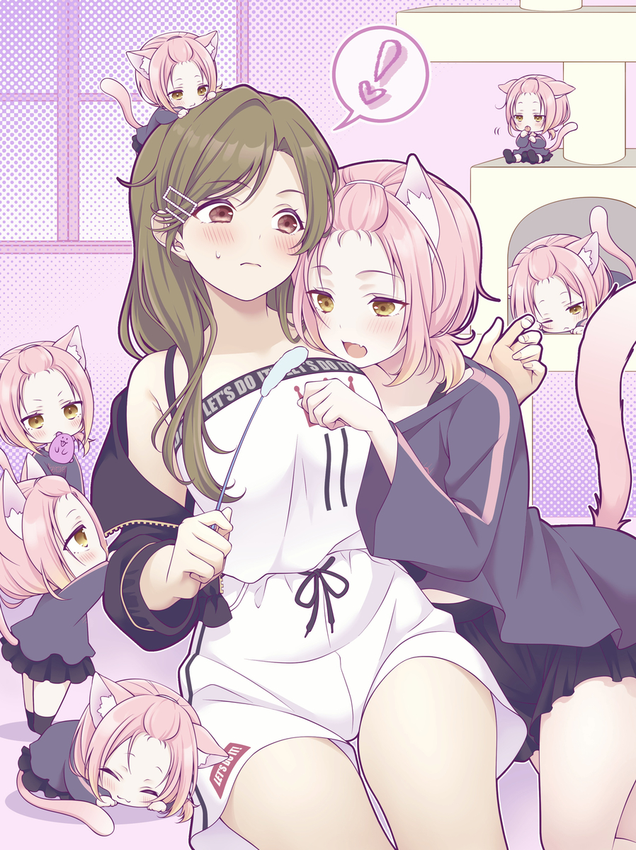 This is a pixiv picture whose title is 🐱.